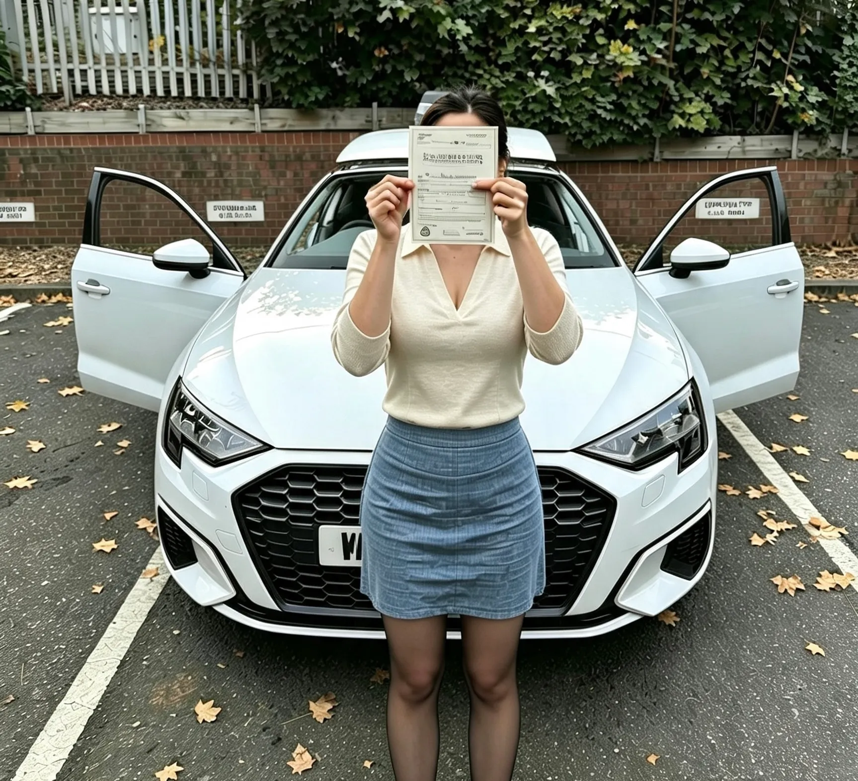 Happy learner pass certificate — Redditch driving school